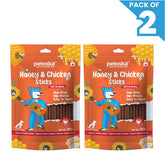 Petoska Dog Treat Chicken Honey Sticks 100g - Pack of 2